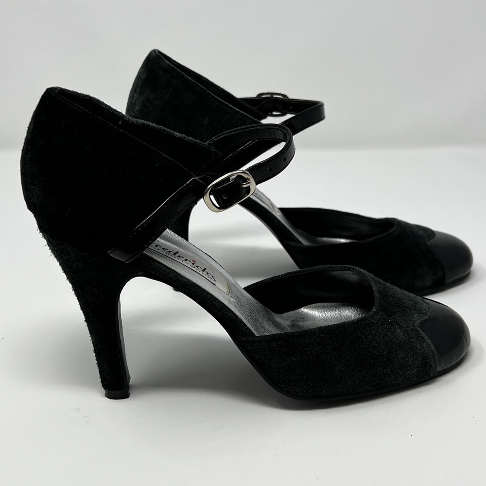 Fredericks of Hollywood Vintage Black Mary Jane Heels